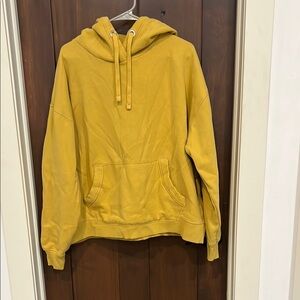 Fat Face Yellow Hoodie
